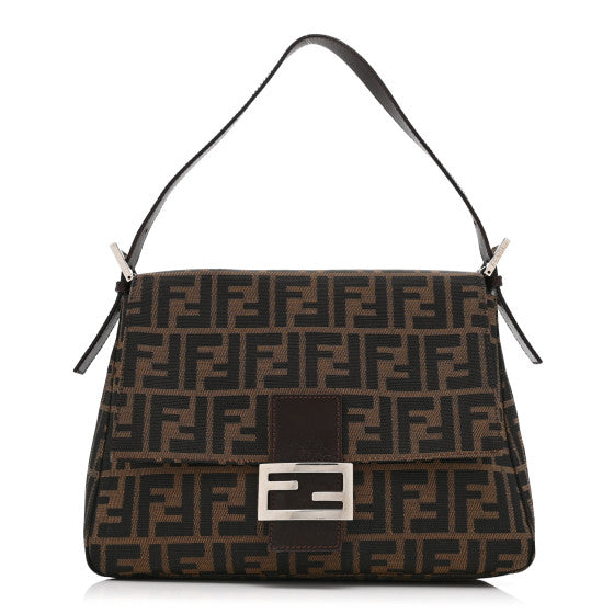 Fendi Zucca Mama Baguette  Tobacco