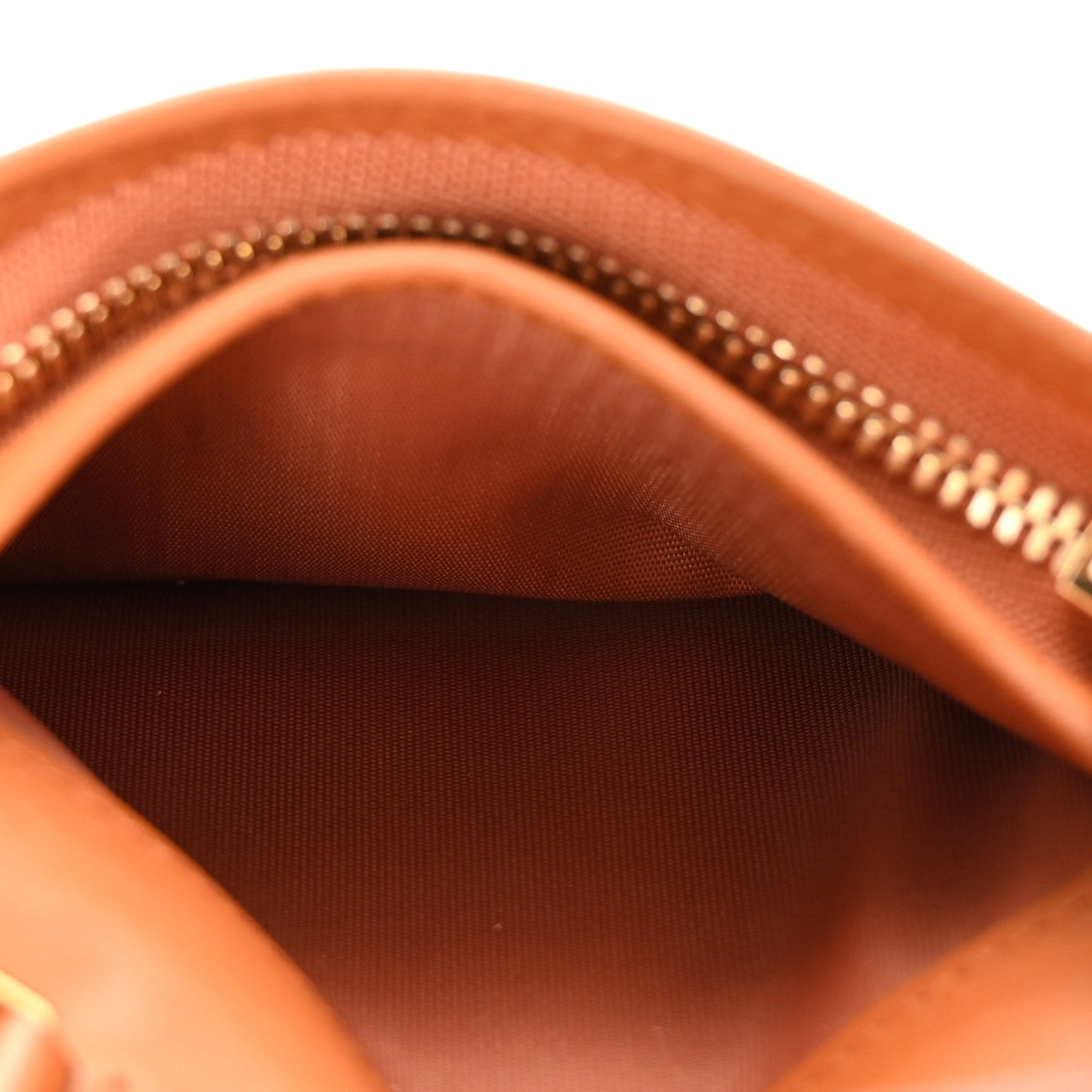 MCM MCM Visetos Original Mini Chain Wallet Cognac