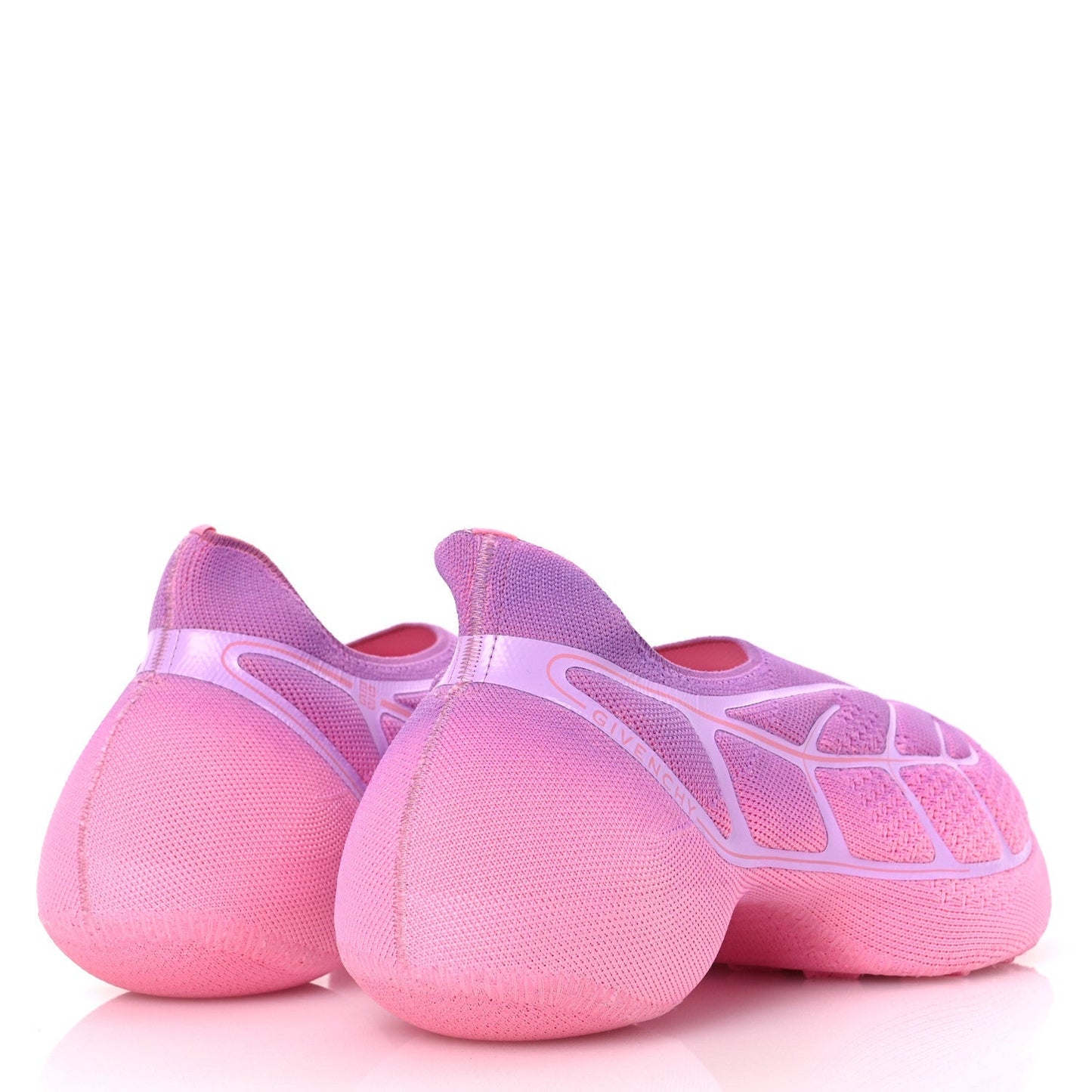 Givenchy Knit Womens TK-360 Plus Slip On Sneakers 40 Purple Pink