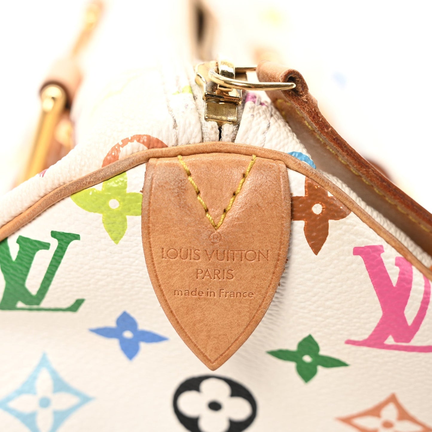 Louis Vuitton Monogram Speedy 30 White