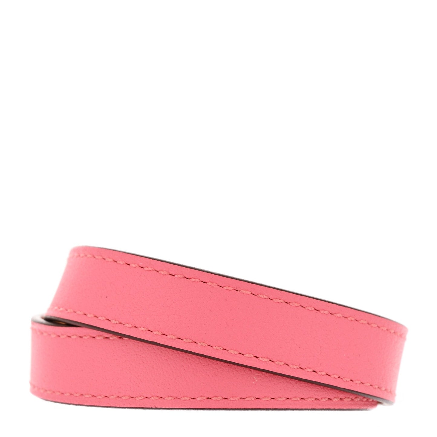 Hermes Swift Kelly Double Tour Bracelet T2  Rose Azalee