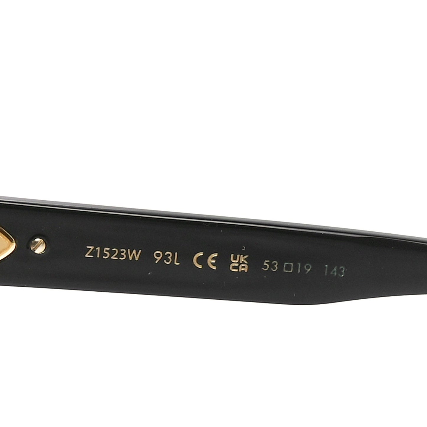 Louis Vuitton Acetate My Monogram Square Sunglasses Z1523W Black