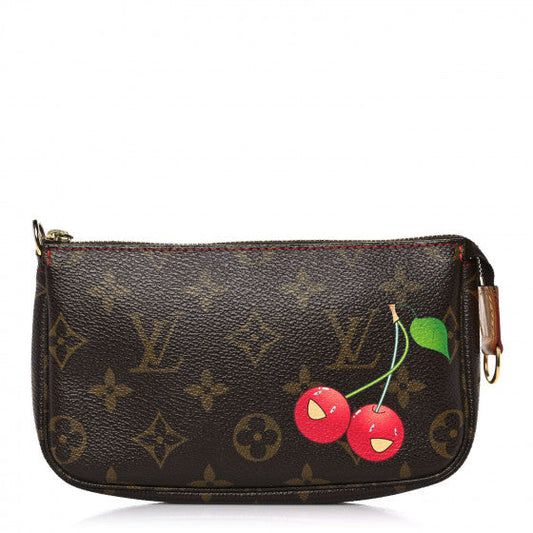 Louis Vuitton Monogram Cerises Mini Pochette Accessories