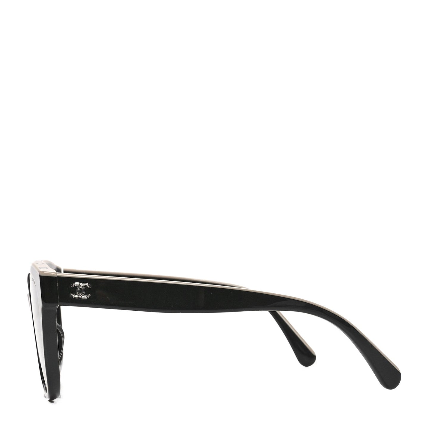 Chanel Acetate CC Butterfly Sunglasses 5414-A Black Beige