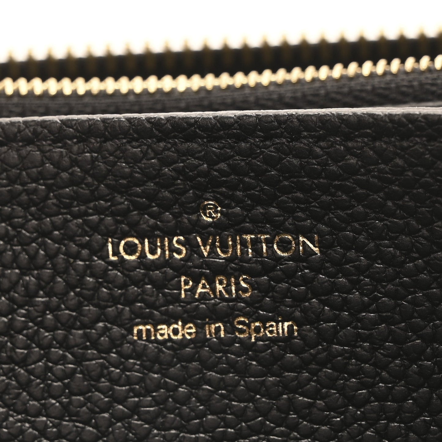 Louis Vuitton Empreinte Zippy Wallet Black