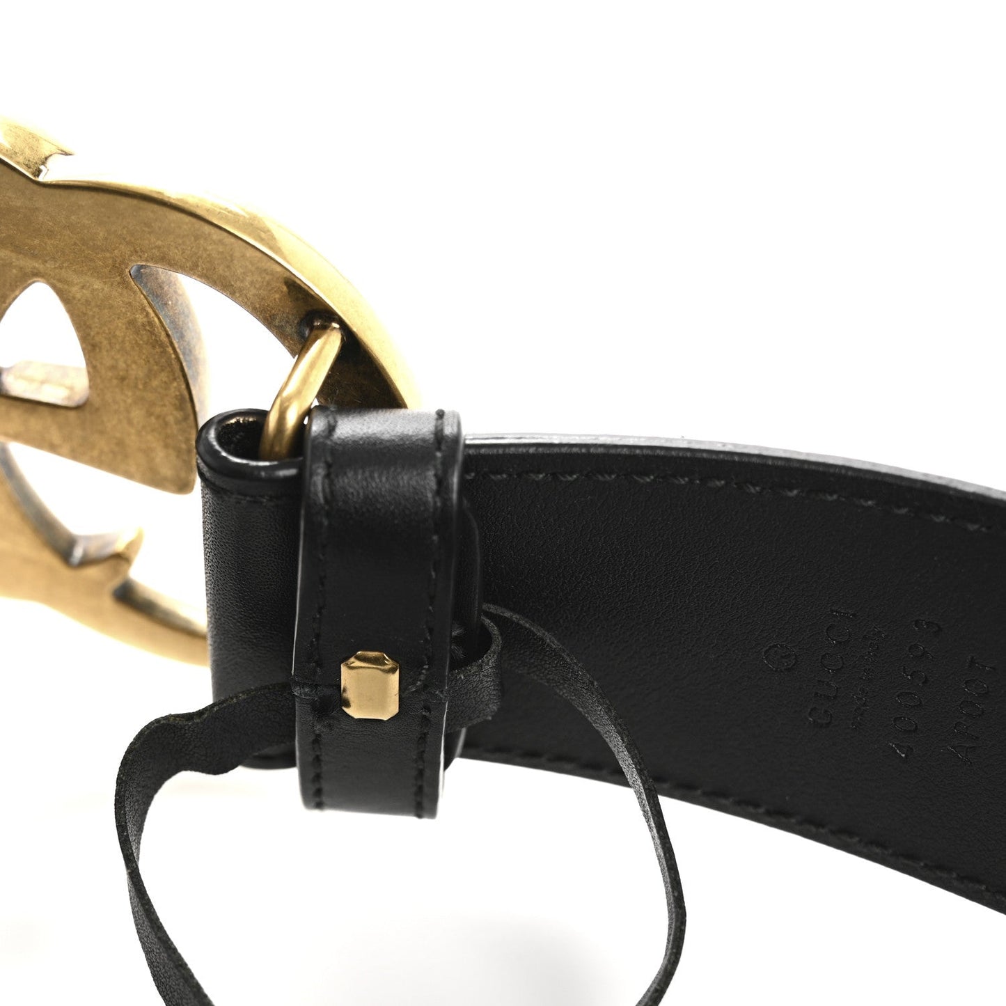 Gucci Calfskin Double G 40mm Belt 85 34 Black