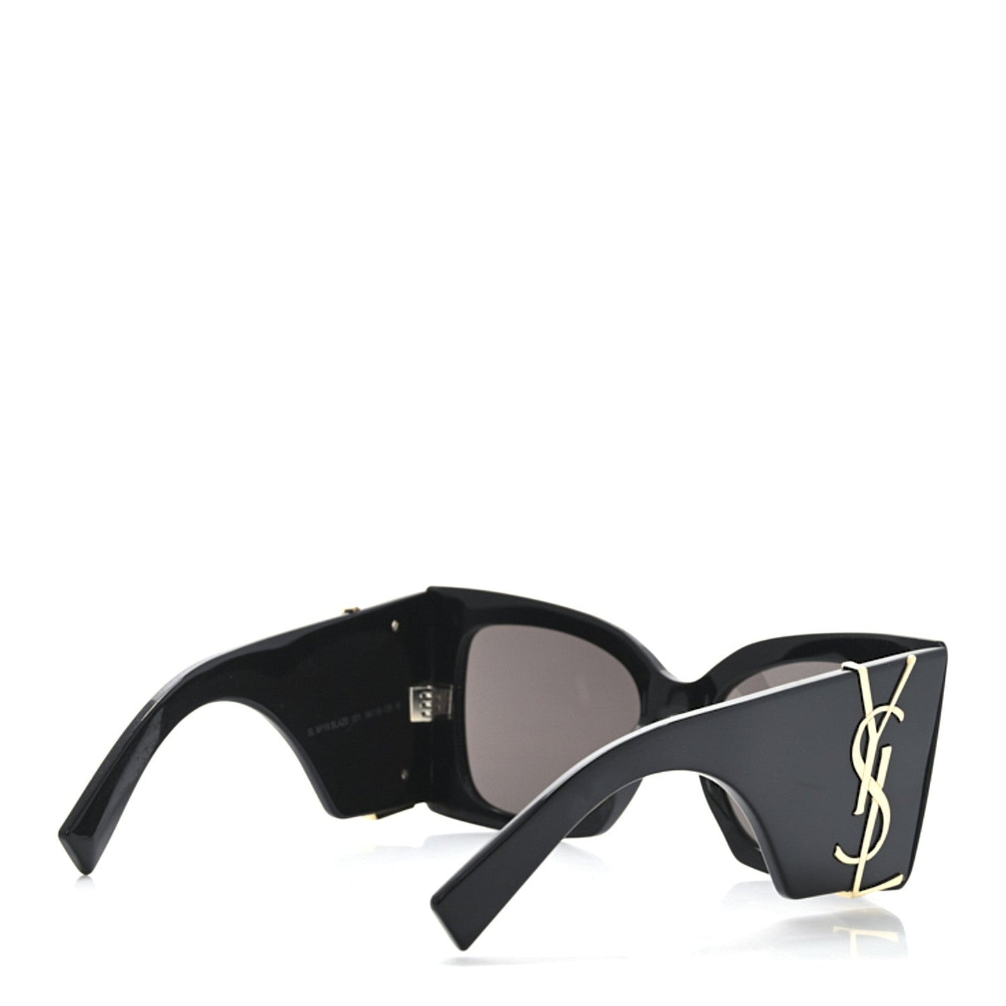 Saint Laurent Acetate Blaze Sunglasses SL M119 Black