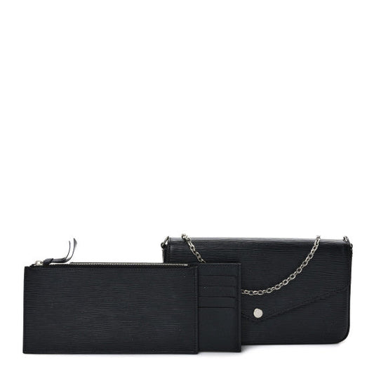 Louis Vuitton Epi Pochette Felicie Black