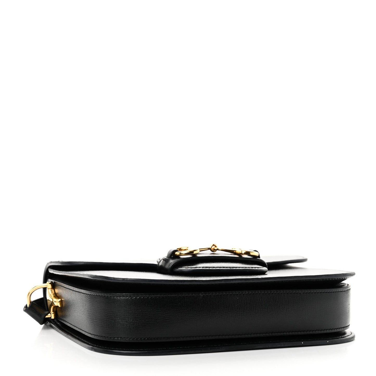 Gucci Azalea Calfskin Horsebit 1955 Shoulder Bag Black