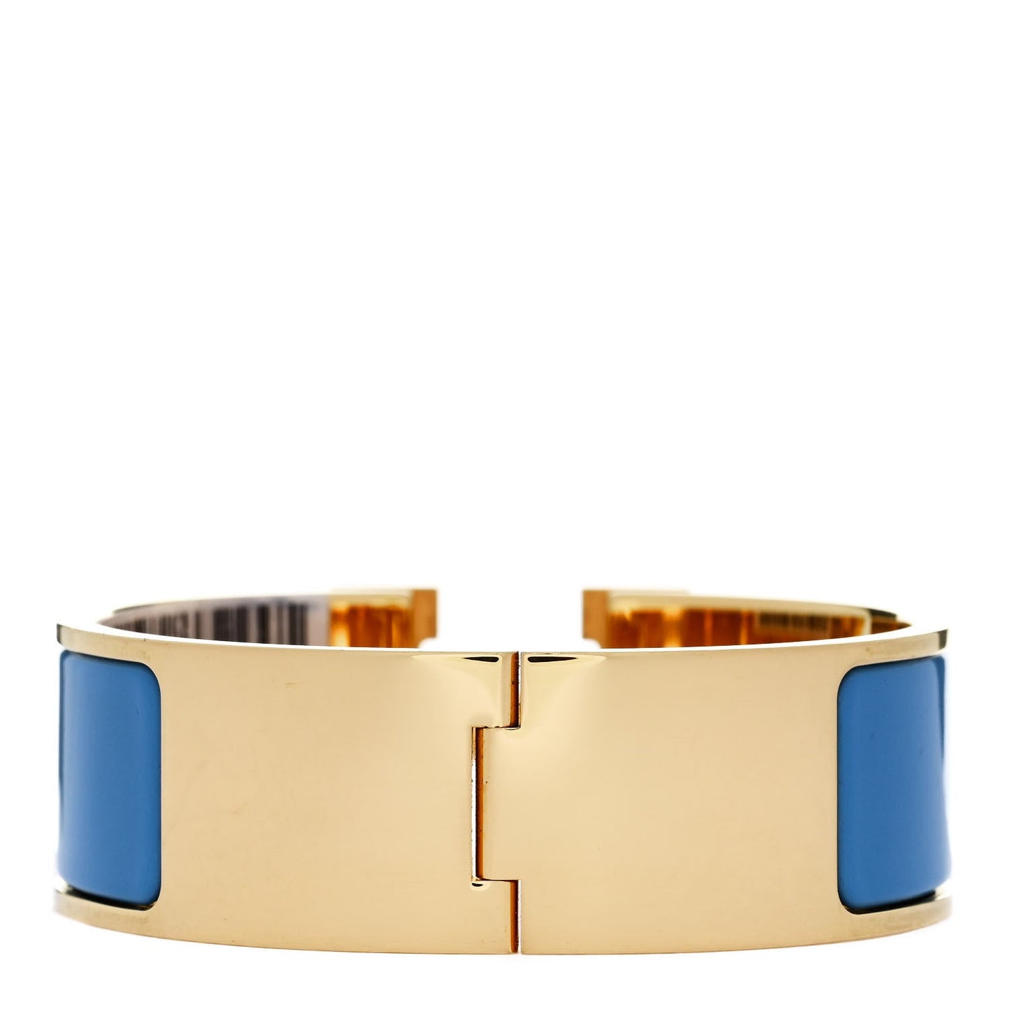 Hermes Enamel Wide Clic Clac H Bracelet PM Bleu Cielo