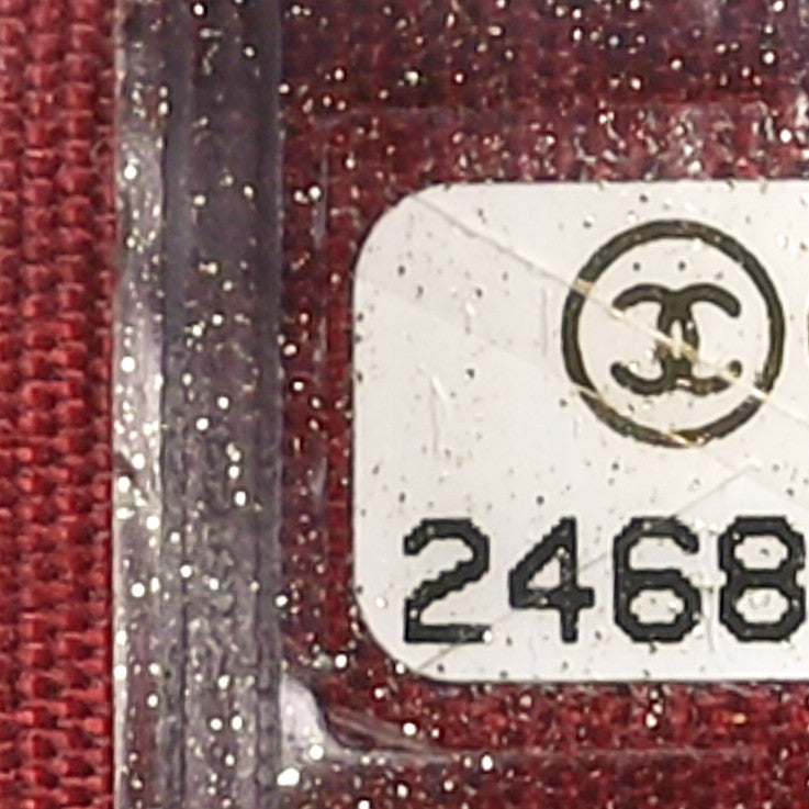Chanel Caviar Chevron Quilted Boy Flap Wallet Red