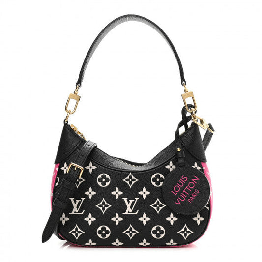 Louis Vuitton Empreinte Monogram Spring in the City Bagatelle NM  Black White Pink