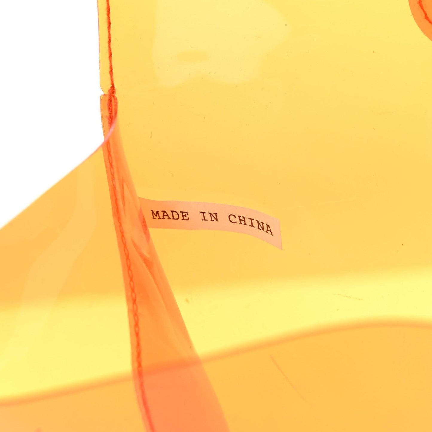 Hermes Vinyl Souvenir De L'Exposition Kelly Orange