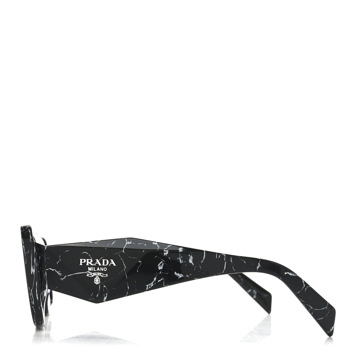 Prada Acetate Symbole Sunglasses SPR 08Y Havana Black White