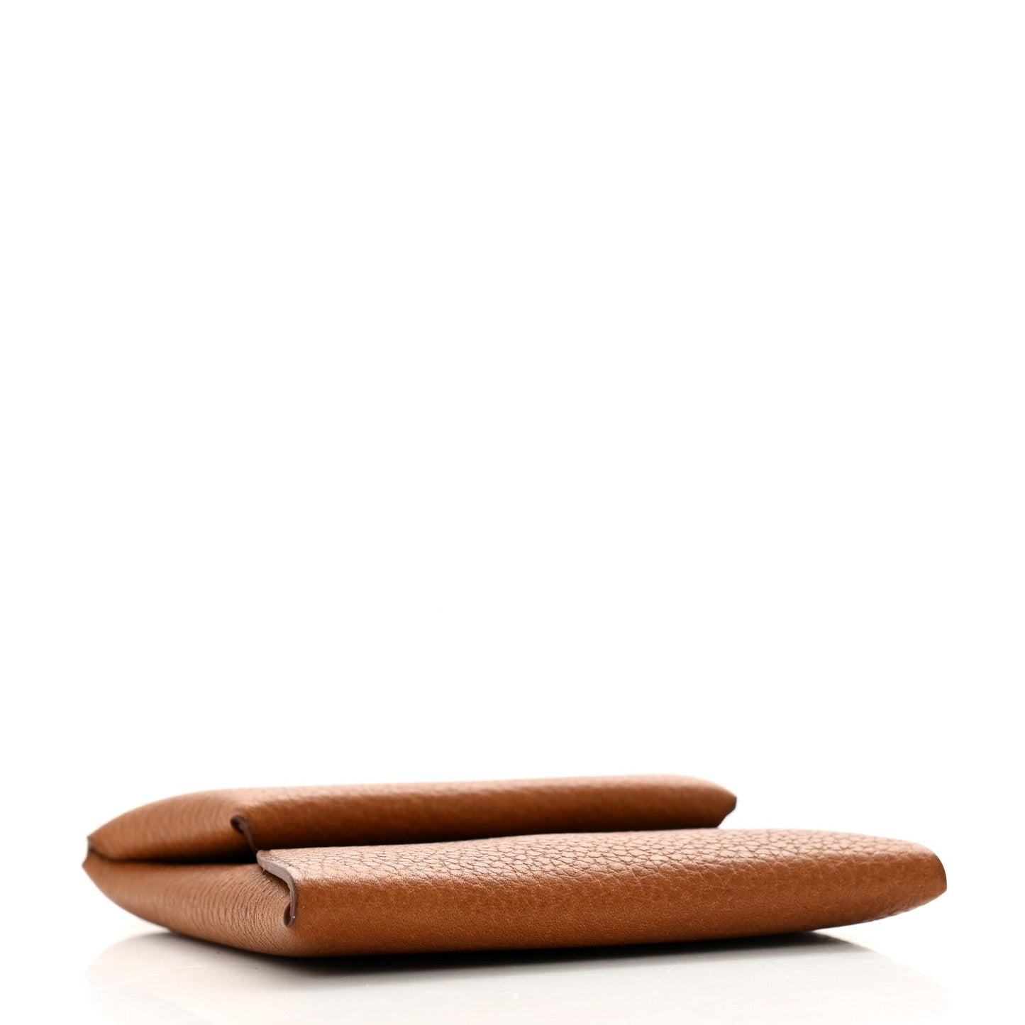 Hermes Barenia Faubourg Bastia Coin Purse Fauve
