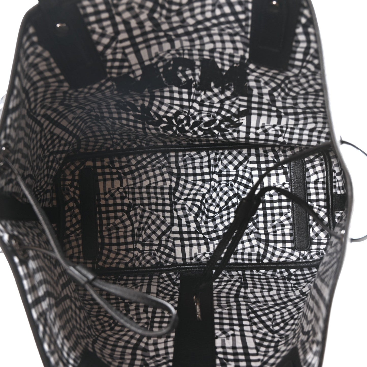 MCM MCM Visetos Large Liz Reversible Shopper Tote Black