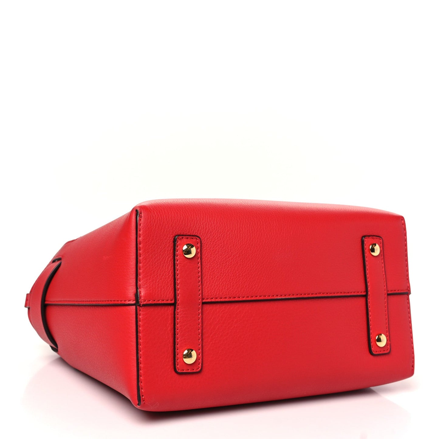 Burberry Soft Grain Calfskin Small Belt Bag Marais Bright Military Red