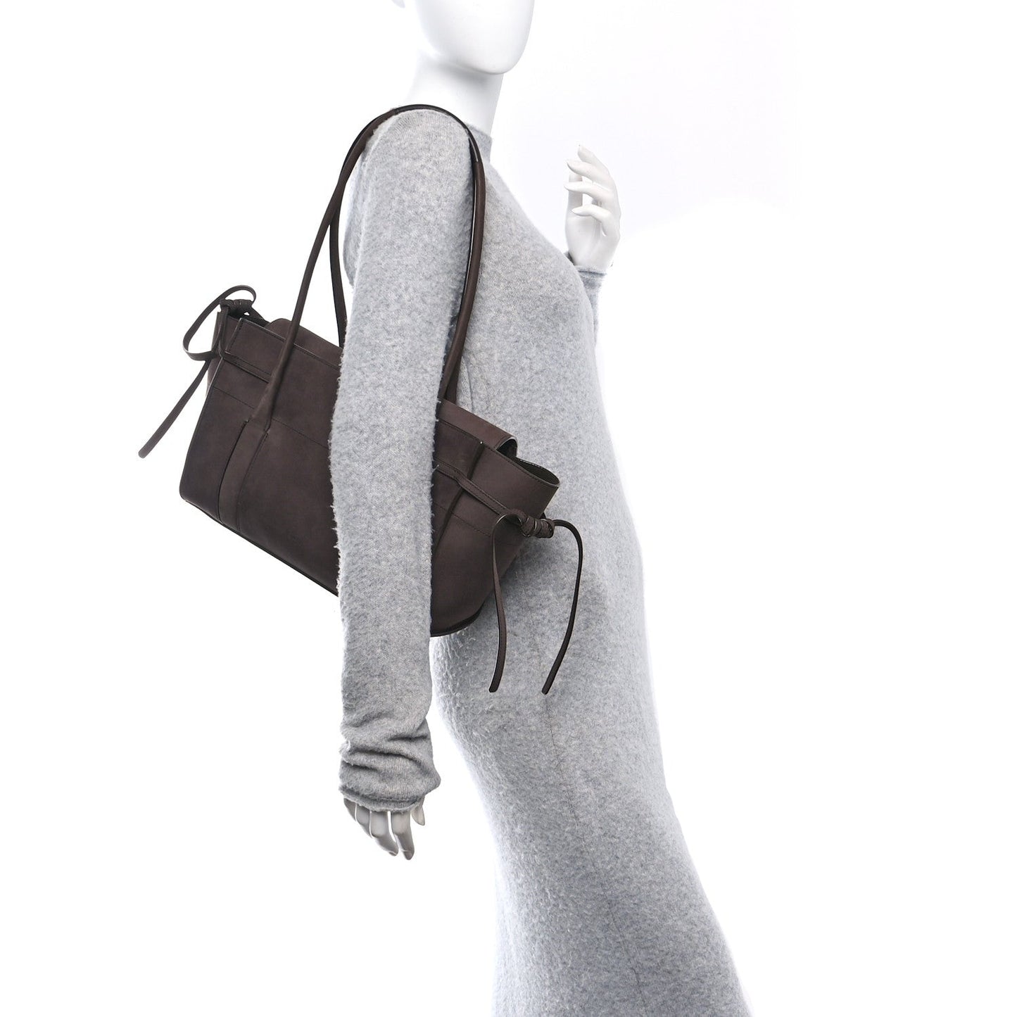 Mulberry MULBERRY Nubuck Small Soft Bayswater Satchel Ebomy