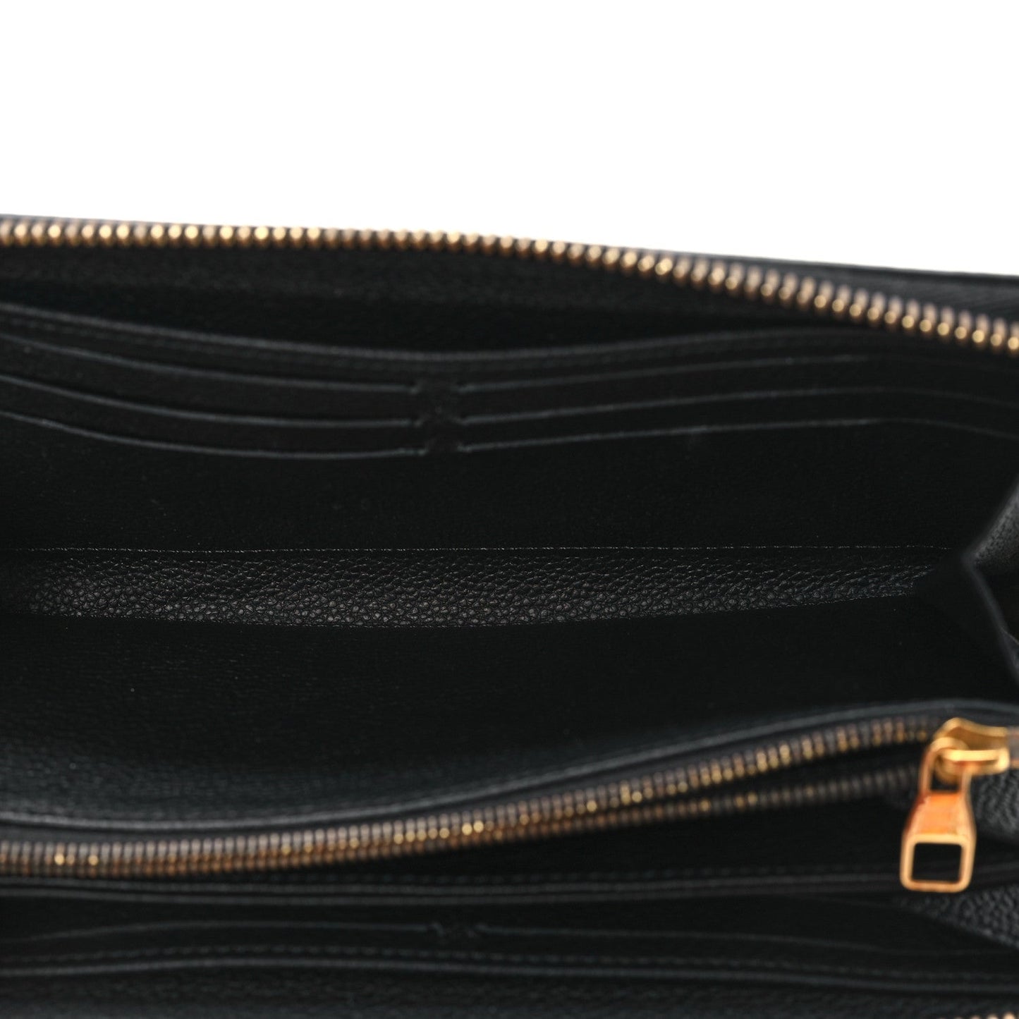 Louis Vuitton Empreinte Monogram Giant Zippy Wallet Black Beige