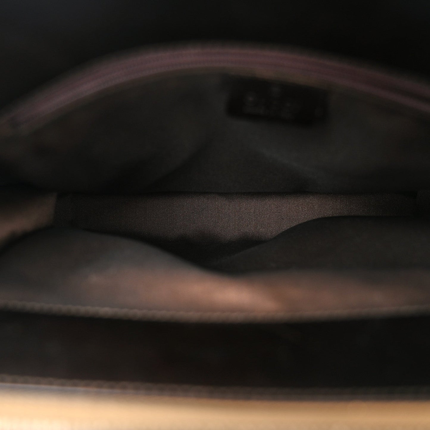 Gucci GG Monogram Tote Dark Brown