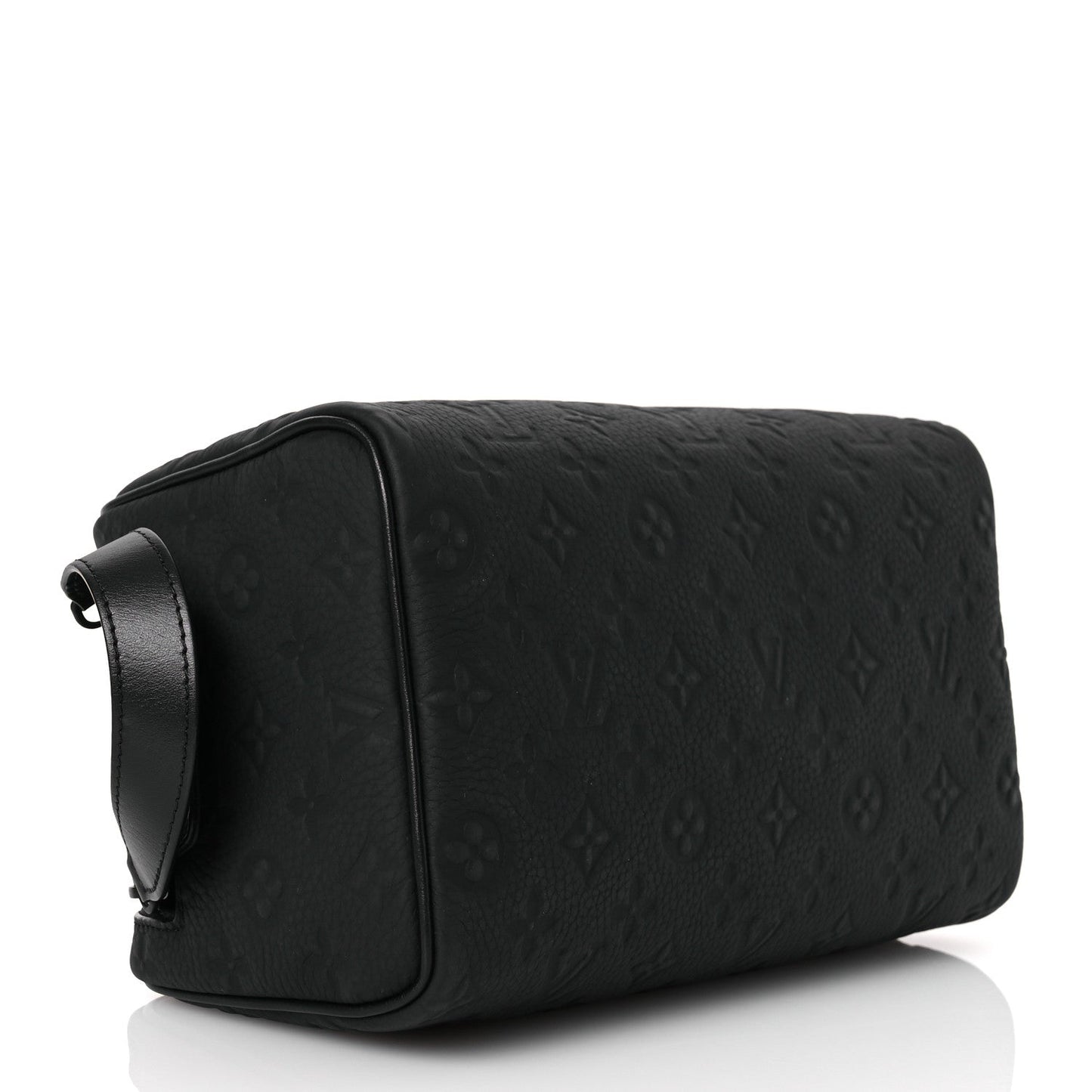 Louis Vuitton Taurillon Monogram Dopp Kit Toilet Pouch Black