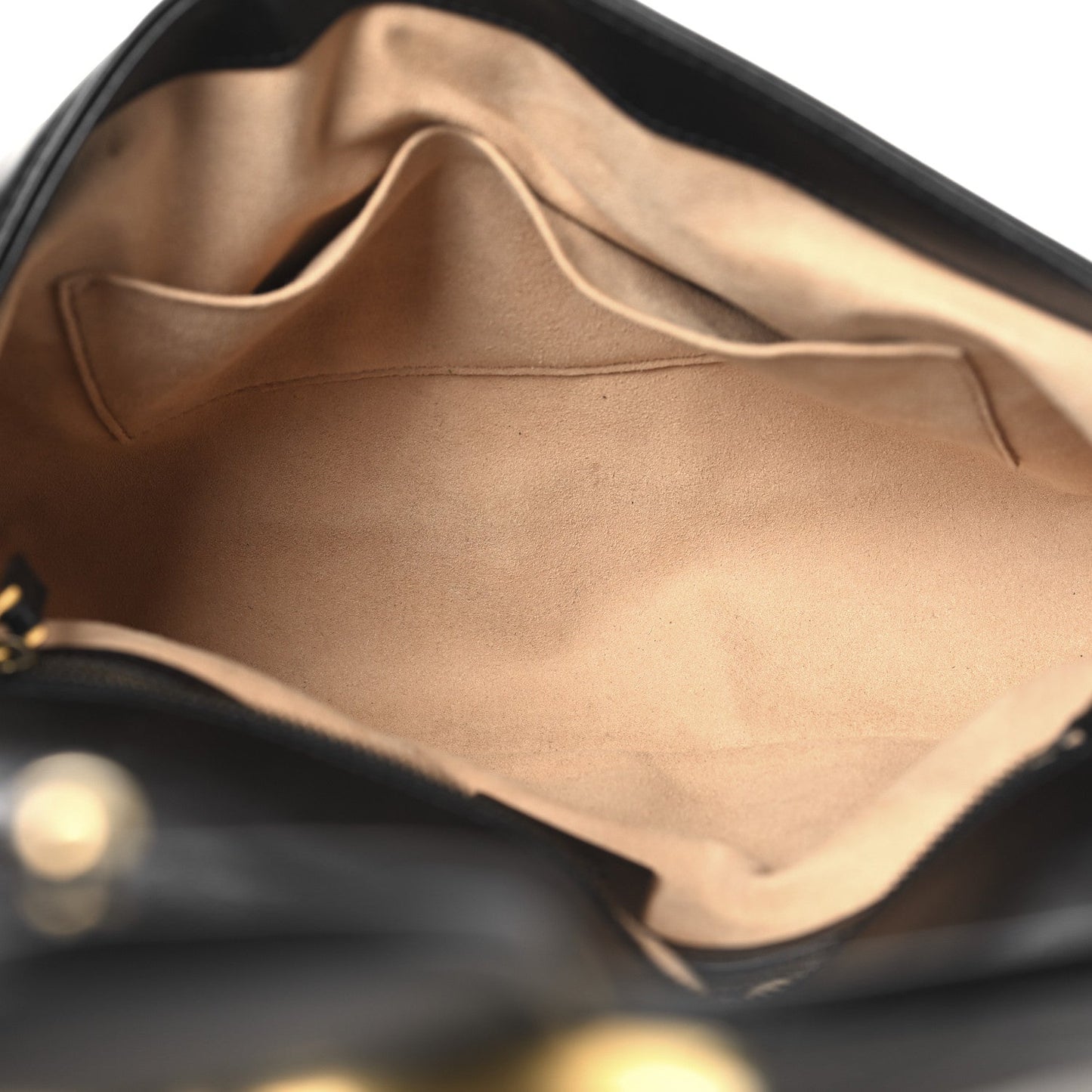 Gucci Calfskin Matelasse Medium GG Marmont Shoulder Bag Black