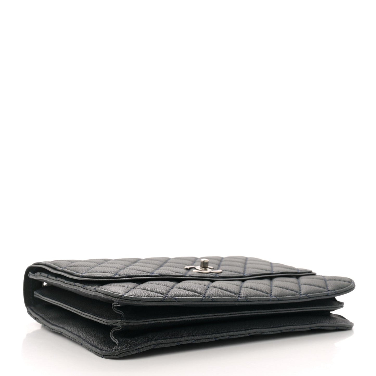 Chanel Caviar Quilted Flap With Chain Blue