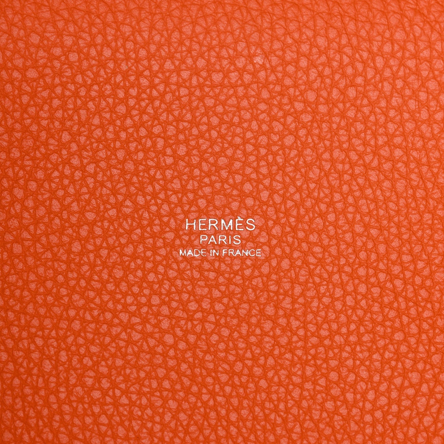 Hermes Taurillon Clemence Picotin Lock 18 PM Orange Poppy