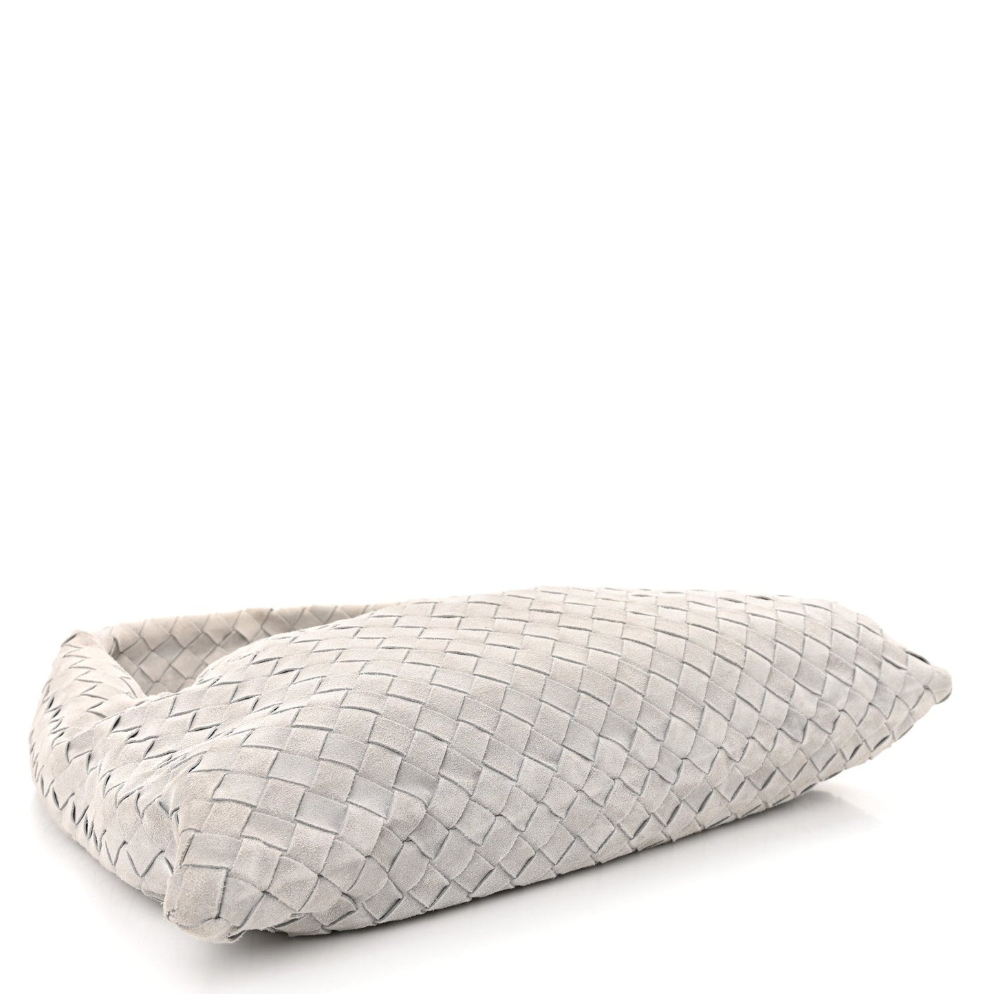 Bottega Veneta Suede Intrecciato Small Hop Sterling