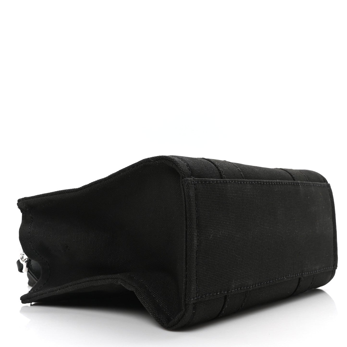 Marc Jacobs Cotton Canvas Small The Traveler Tote Bag Black