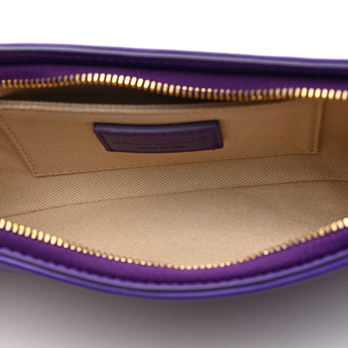 Jacquemus Smooth Calfskin Le Bisou Mousqueton Purple