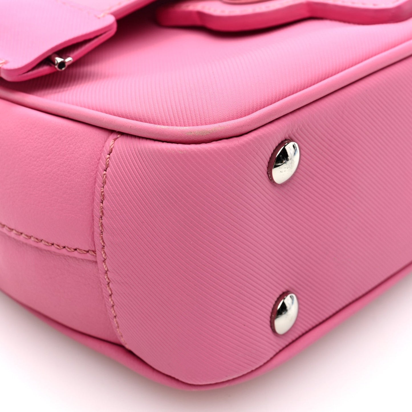 Burberry Trench Calfskin Small DK88 Top Handle Bag Rose Pink