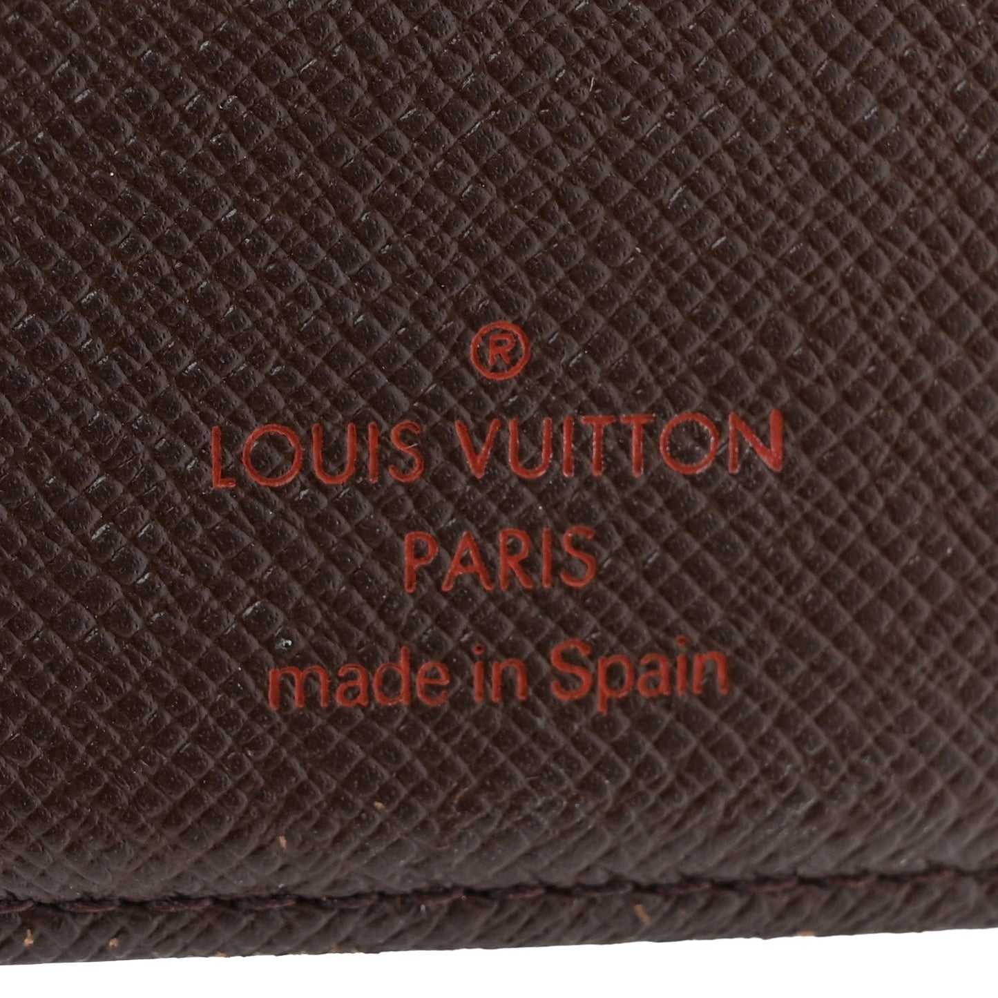Louis Vuitton Damier Ebene Small Ring Agenda Cover