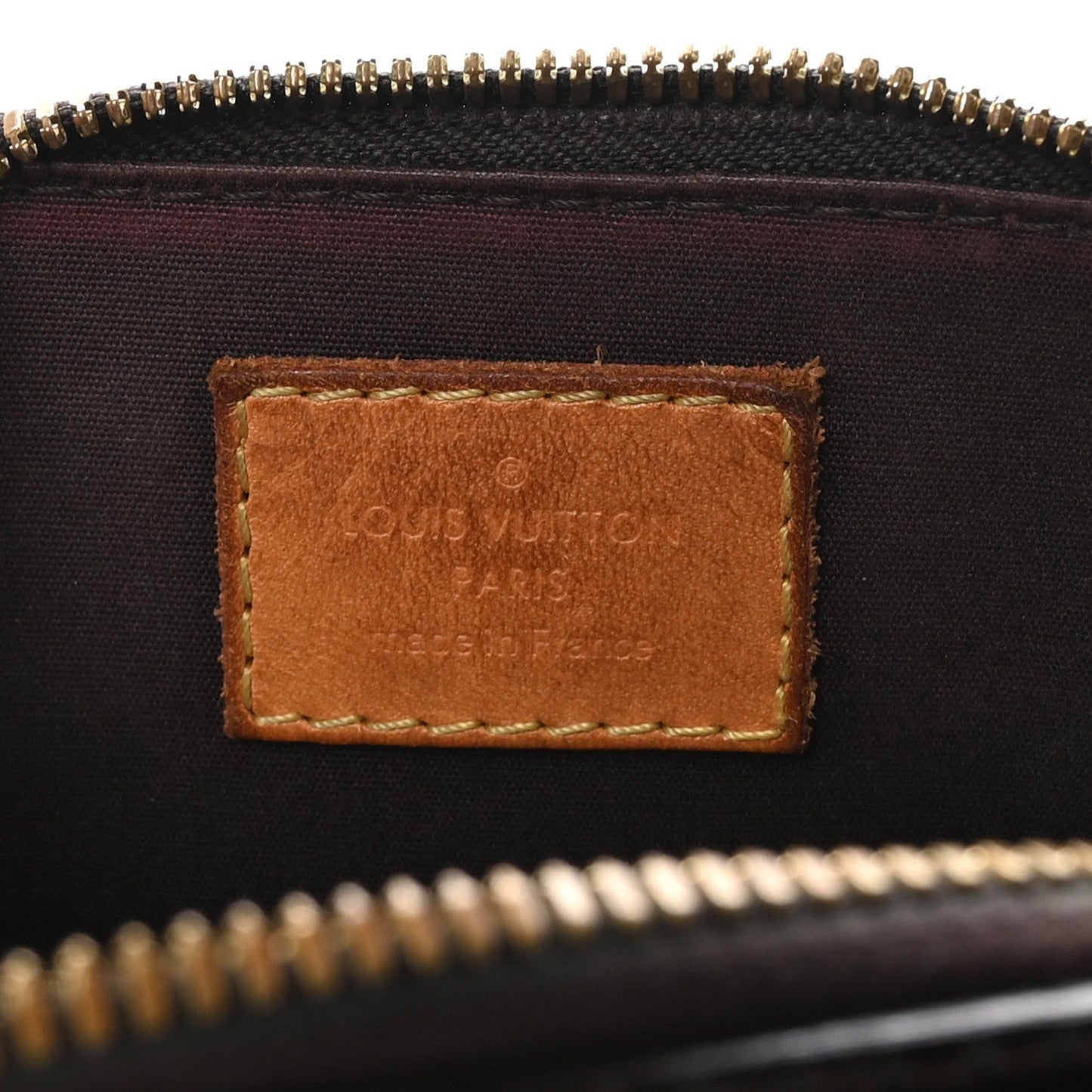 Louis Vuitton Vernis Alma BB Amarante