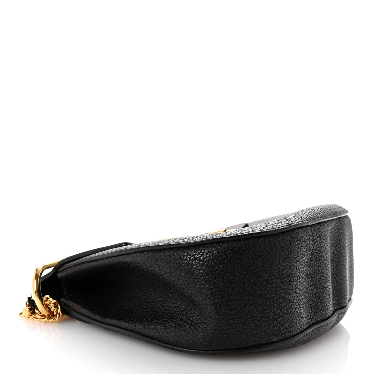 Chloe Grained Lambskin Drew Shoulder Bag Black