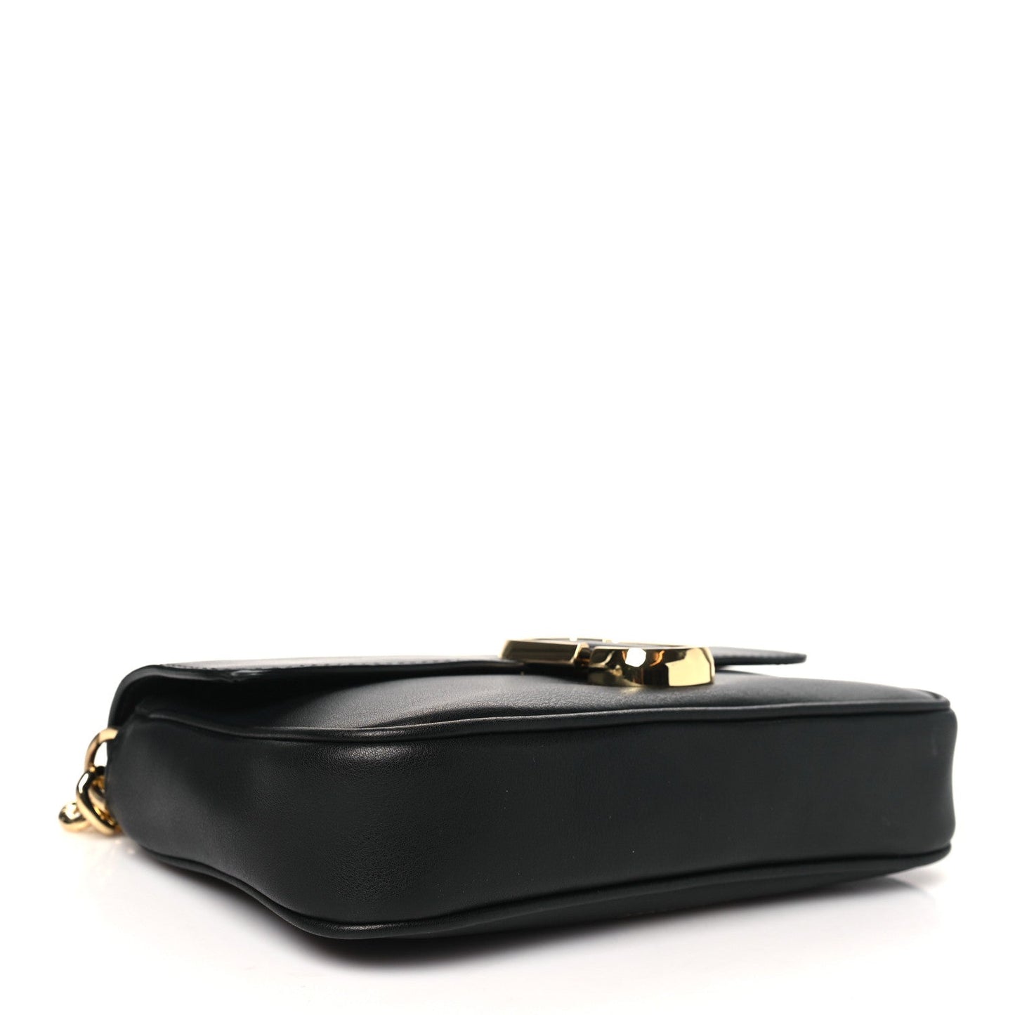 Marc Jacobs Calfskin The J Marc Shoulder Bag Black