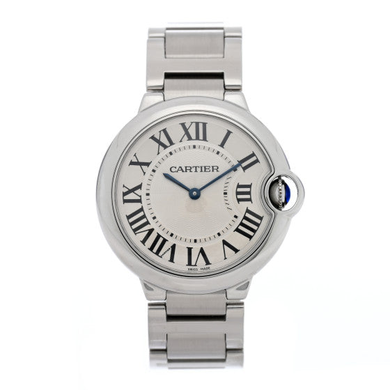 Cartier Stainless Steel 36mm Ballon Bleu De Quartz Watch