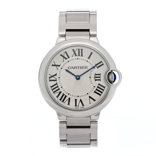 Cartier Stainless Steel 36mm Ballon Bleu De Quartz Watch