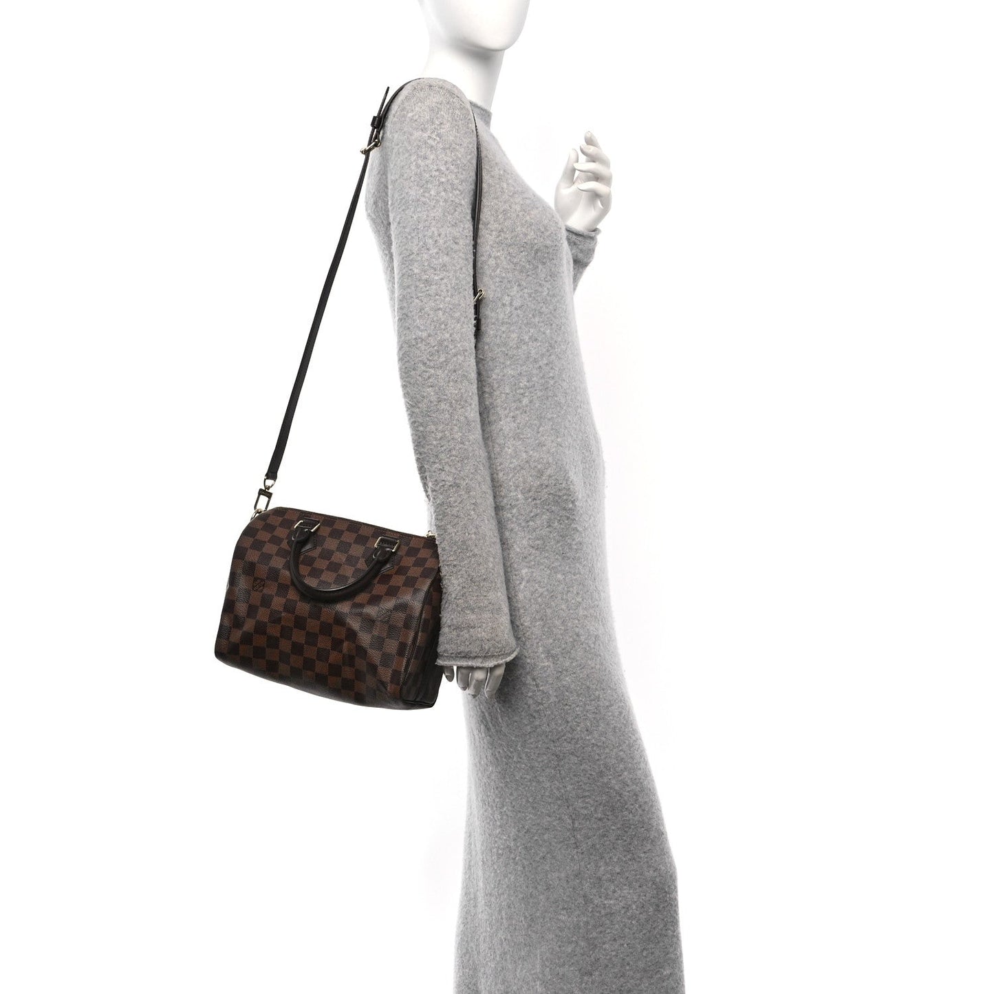 Louis Vuitton Damier Ebene Speedy Bandouliere 25