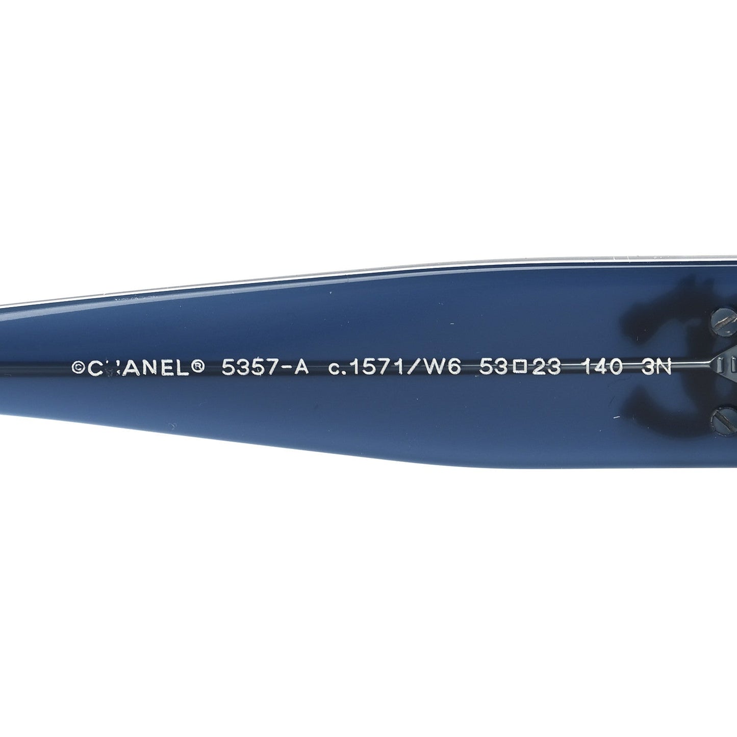 Chanel Acetate Mirror CC Square Fall Sunglasses 5357-A Blue