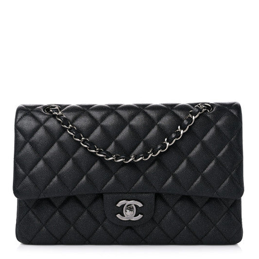 Chanel Caviar Quilted Medium Double Flap Black