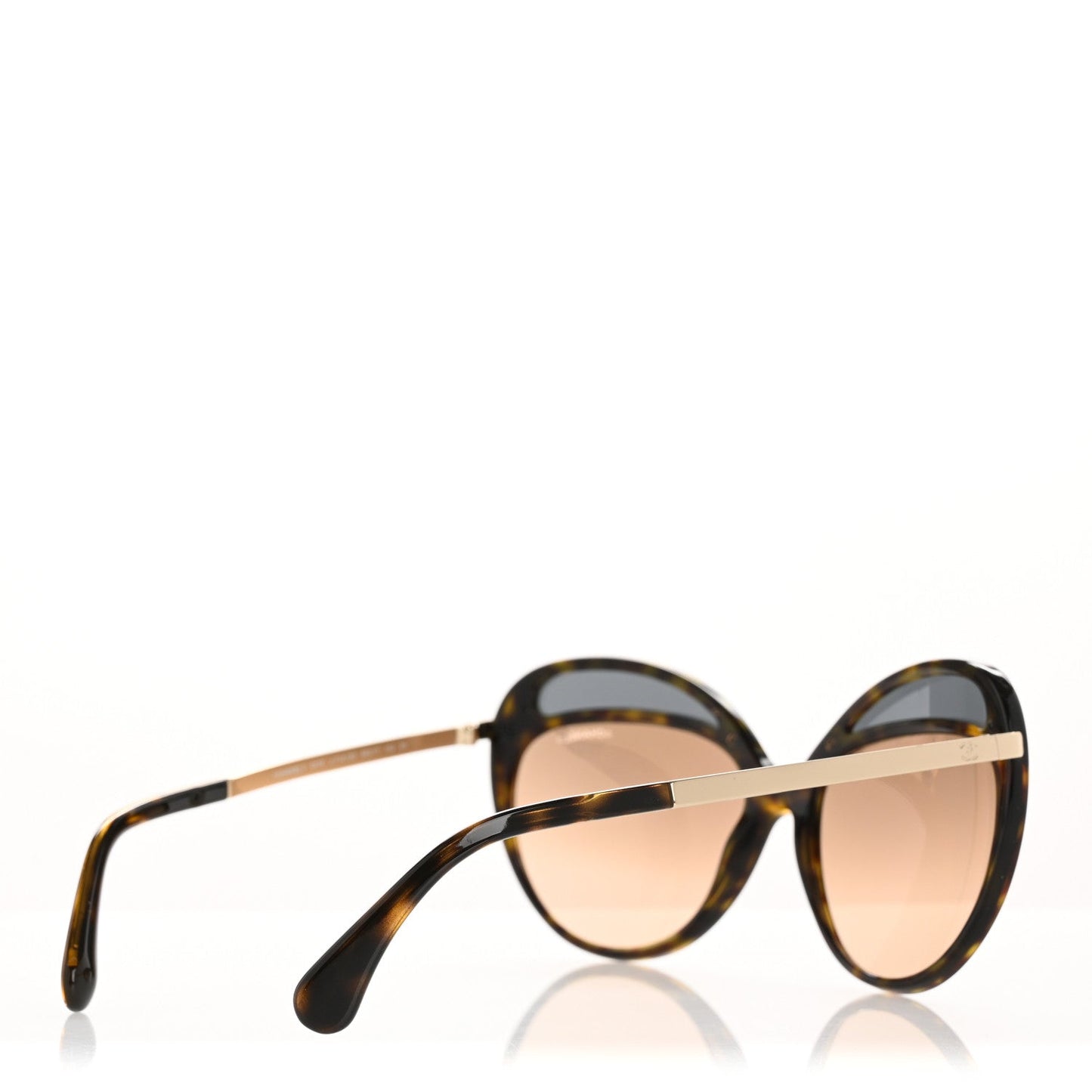 Chanel Acetate Butterfly Runway Sunglasses 5379 Tortoise