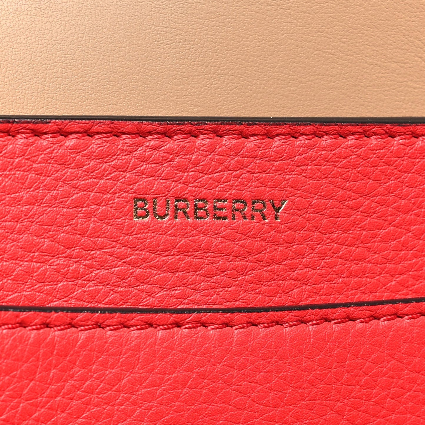 Burberry Soft Grain Calfskin Small Belt Bag Marais Bright Military Red