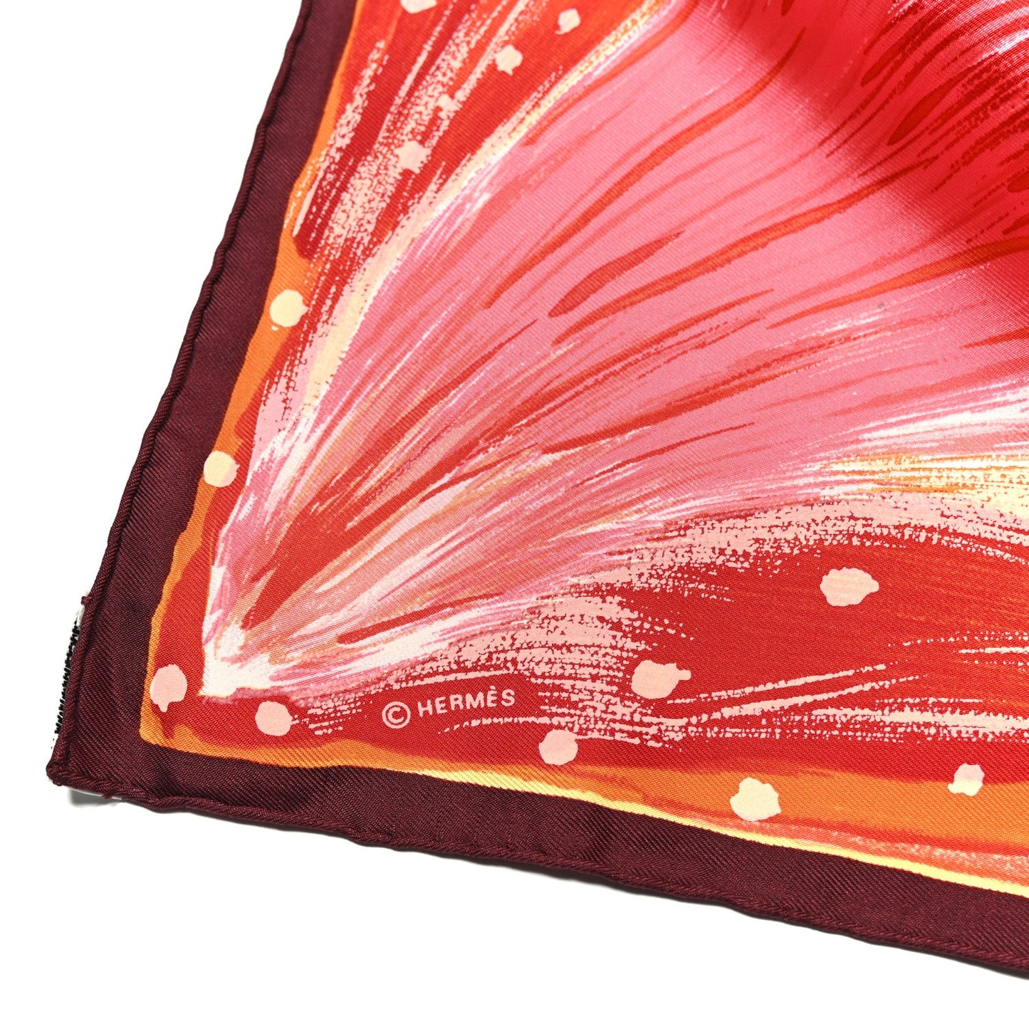 Hermes Silk Feux Du Ciel Scarf 90