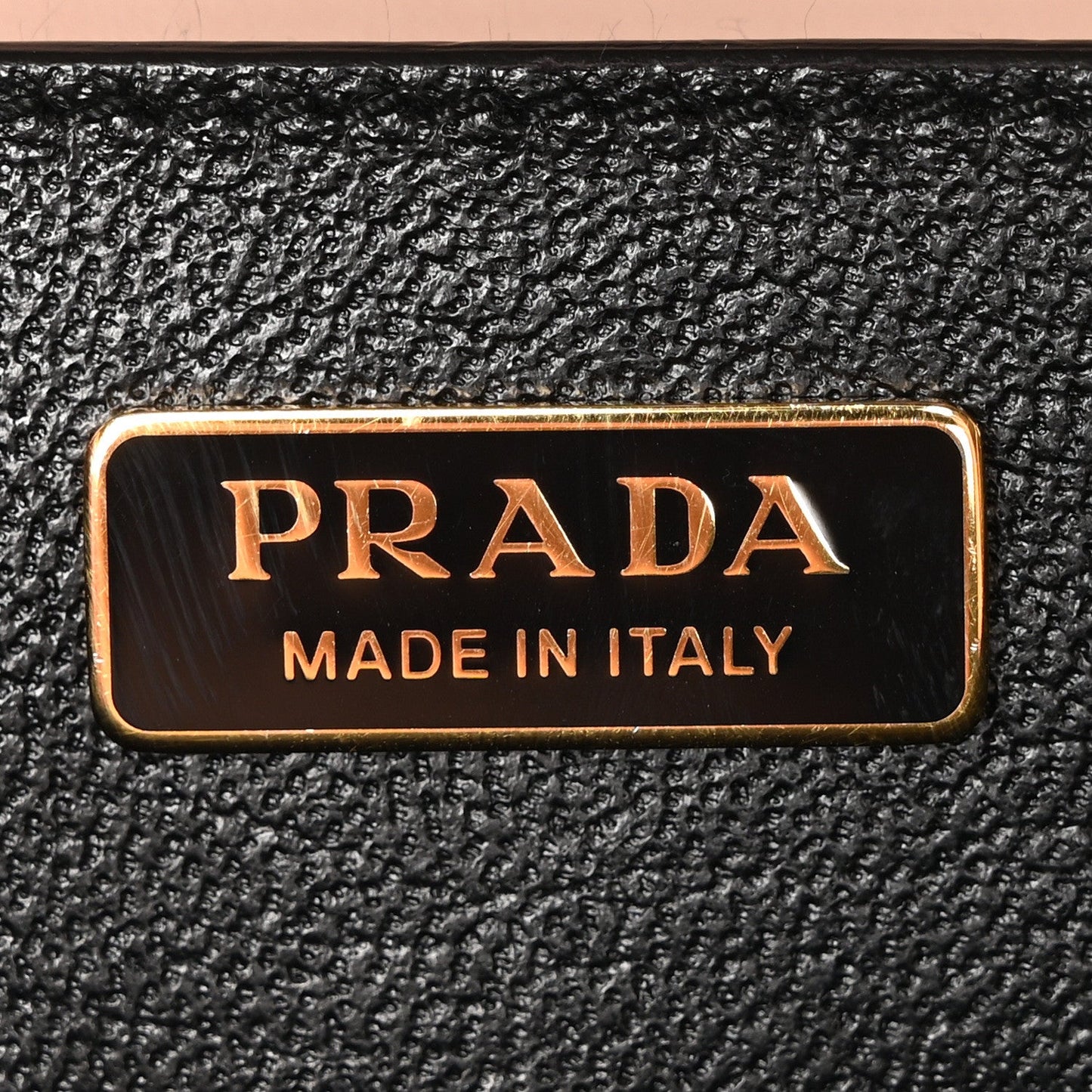 Prada City Calf Saffiano Cahier Bag Cammeo