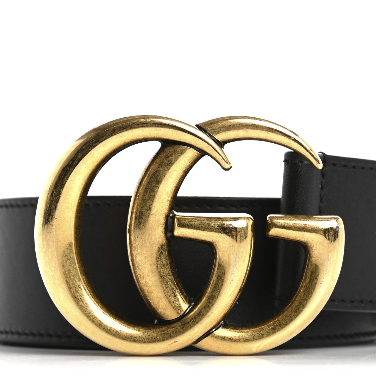 Gucci Calfskin Double G 40mm Belt 85 34 Black