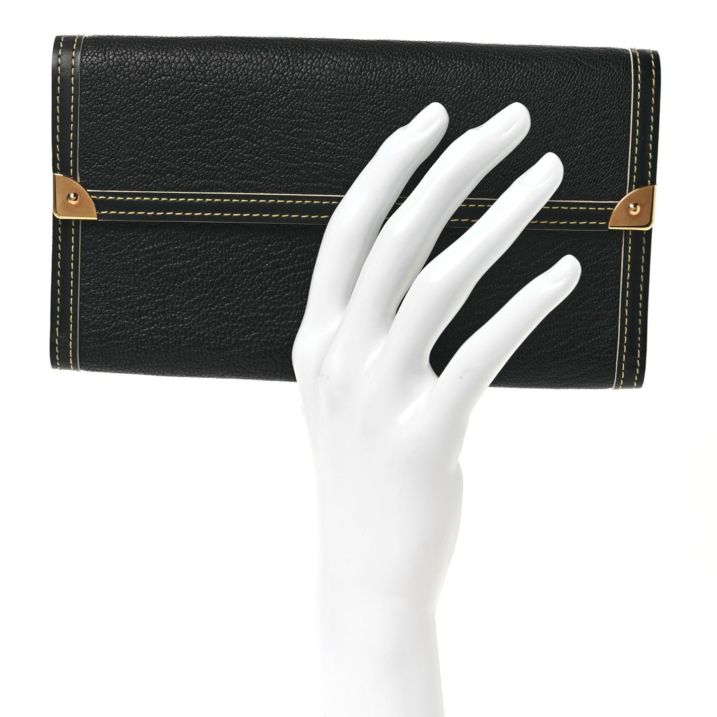 Louis Vuitton Suhali Porte Tresor International Wallet Black