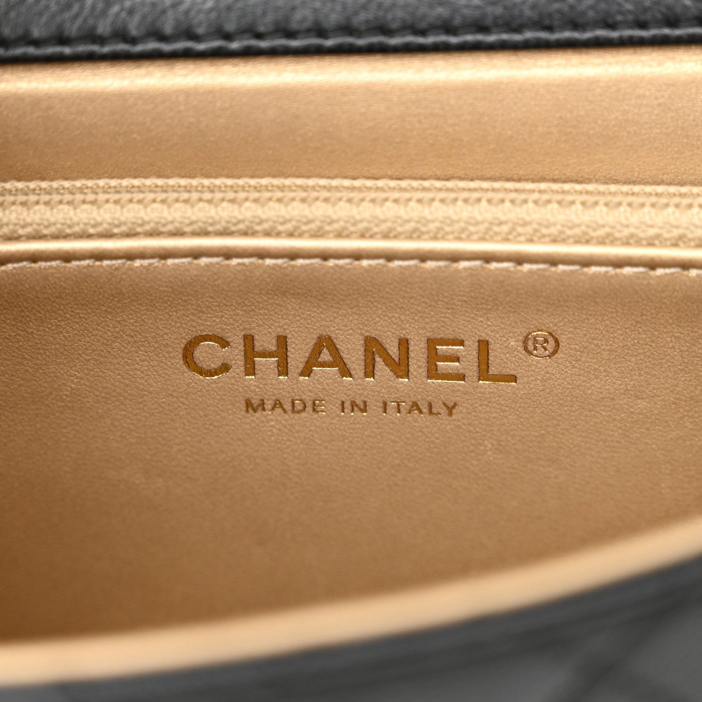 Chanel Lambskin Quilted Small Chic Pearls Flap Black