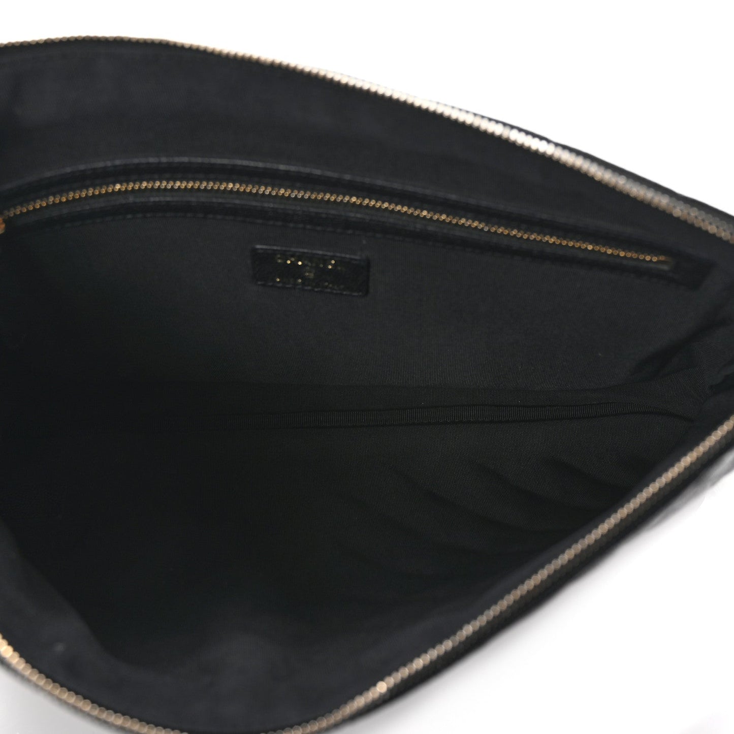 Chanel Caviar Quilted Large Cosmetic Case Black