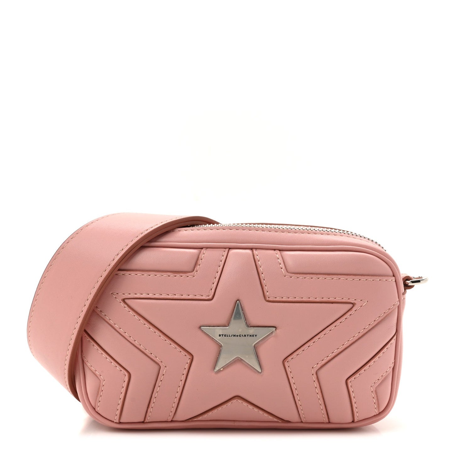 Stella McCartney Eco Alter Nappa Star Patch Belt Bag Pink